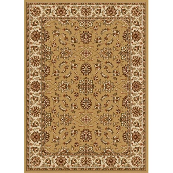 Auric Como Rectangular Beige Traditional Italy Area Rug, 2 ft. 2 in. W x 7 ft. 7 in. H - AU2481332