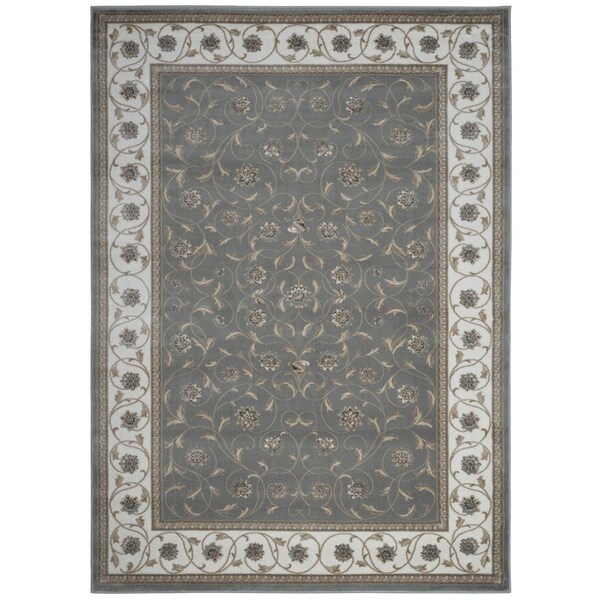 Radici Usa Radici 3743-1010-LTGREEN 3 ft.3 x 4 ft.11 Pisa Area Rug - Green - 3743/1010/LTGREEN