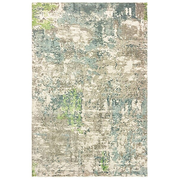 Oriental Weavers 6 x 9 ft. Formations Rectangle Rug Blue - F70007183275ST