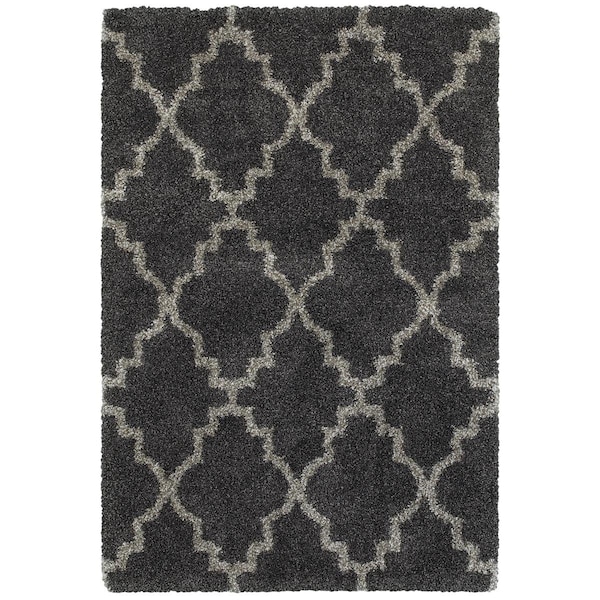 Oriental Weavers Henderson 092K1 2x3 Rectangle - Charcoal/ Grey-Polypropylene - H092K1057100ST