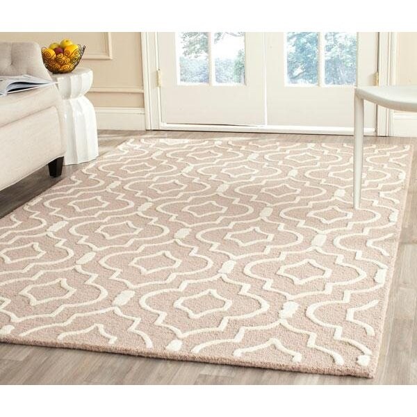 Safavieh Cambridge Rectangle Hand Tufted Rug, Beige and Ivory - 3 x 5 ft. - CAM141J-3