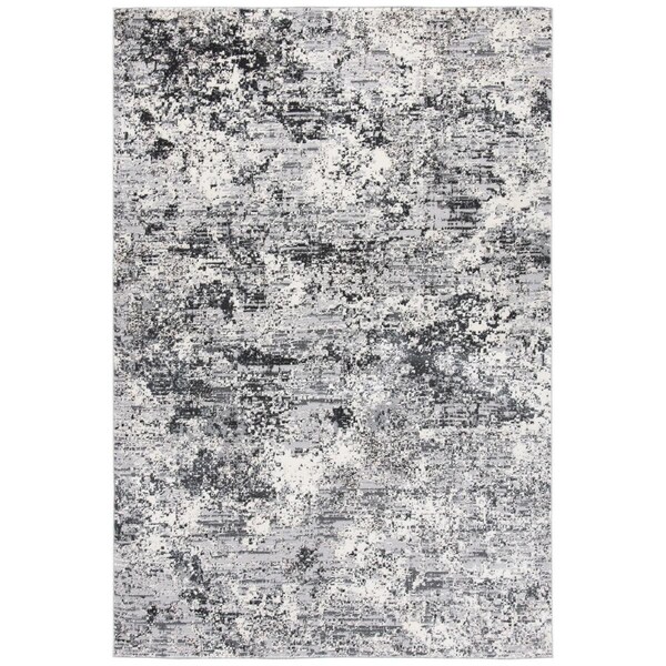 Safavieh Contemporary Lagoon 500 Area Runner Rug, Ivory & Grey - 2 x 8 ft. - LGN570F-28