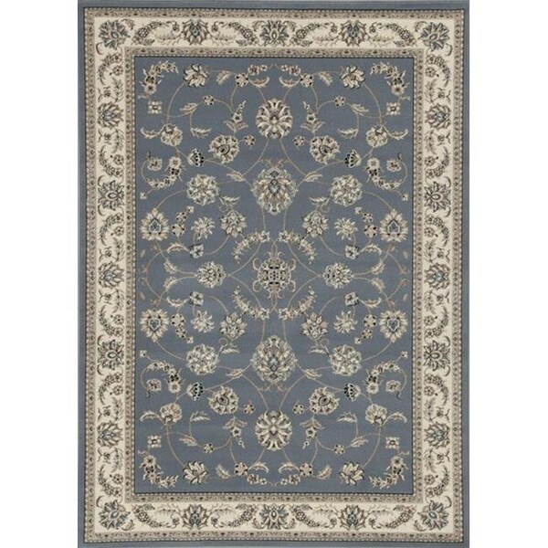 Radici Usa Inc Radici 1596-5022-GREYBLUE Alba Rectangular Grey & Blue Traditional Italy Area Rug; 7 ft. 9 in. W x 11 ft. H - 1596/5022/GREYBLUE