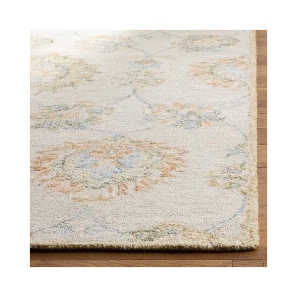 Safavieh Blossom Contemporary Rectangle Hand Tufted RugsBeige & Sage 4 x 6 ft. - BLM560B-4