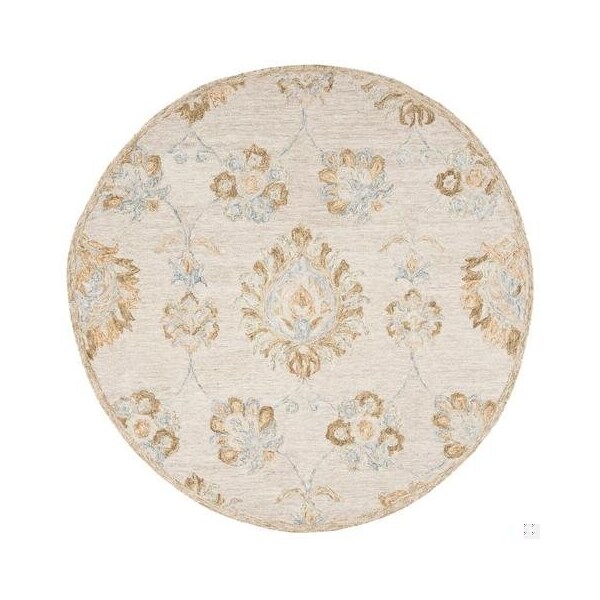 Safavieh Blossom Contemporary Rectangle Hand Tufted RugsBeige & Sage 4 x 6 ft. - BLM560B-4