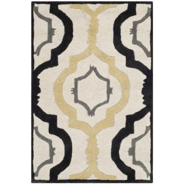 Safavieh Chatham Hand Tufted Rectangle Rug- Ivory - Multi- 2 ft. 3 in. x 9 ft. - CHT747A-29