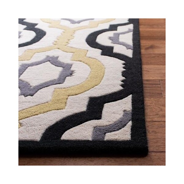 Safavieh Chatham Hand Tufted Rectangle Rug- Ivory - Multi- 2 ft. 3 in. x 9 ft. - CHT747A-29