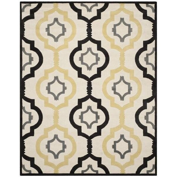 Safavieh Chatham Hand Tufted Rectangle Rug- Ivory - Multi- 2 ft. 3 in. x 9 ft. - CHT747A-29