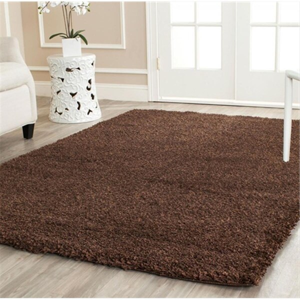 Safavieh 6 ft. 7 in. x 6 ft. 7 in. Square Brown California Shag Rug - SG151-2727-7SQ