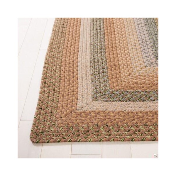 Safavieh 2 ft.-3 in. x 6 ft. Braided Hand Woven Runner Rug, Tan and Multicolor - BRD314A-26
