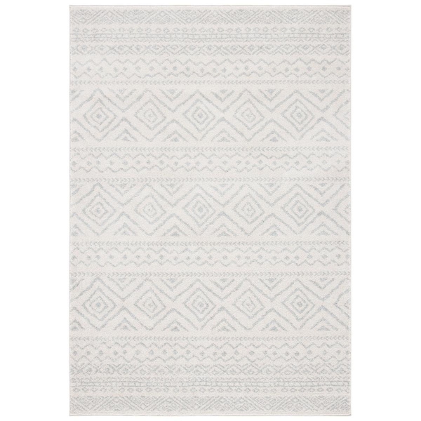 Safavieh Rectangle Global Tulum Rug, Ivory & Light Grey - 10 ft. x 13 ft. - TUL267B-10