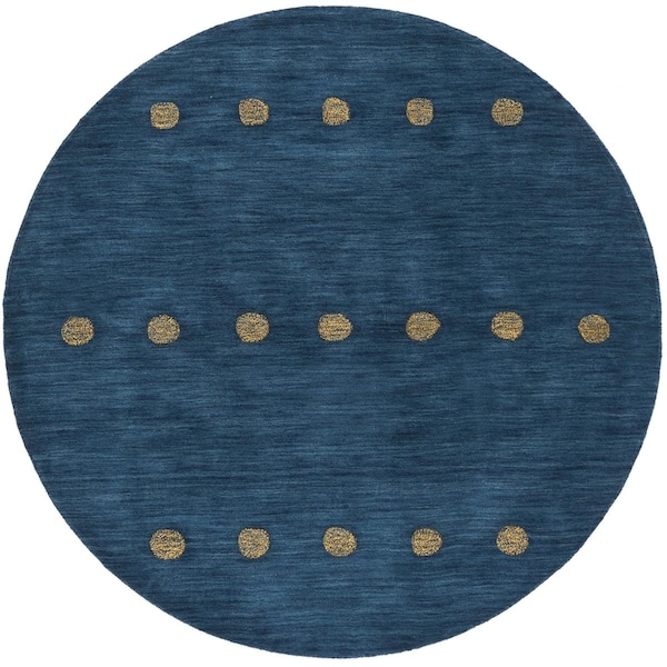 Safavieh 6 x 6 ft. Bohemian Himalaya Hand Loomed Area RugBlue - HIM590M-6R