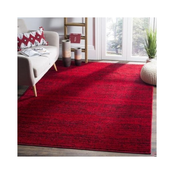 Safavieh 6 x 6 ft. Round Adirondack Power Loomed RugRed & Black - ADR117F-6R