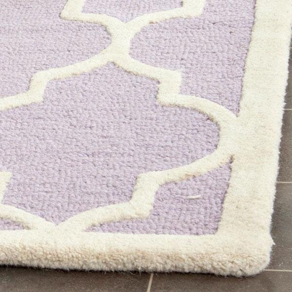 Safavieh Cambridge Hand Tufted Accent RugLavander & Ivory 2 x 3 ft. - CAM134C-2
