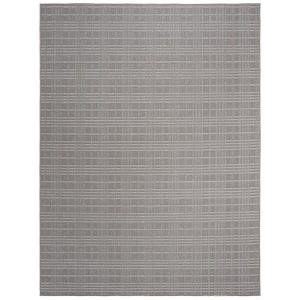 Safavieh Bermuda 800 Contemporary Rectangle Power Loomed RugsGrey 9 x 12 ft. - BMU802F-9