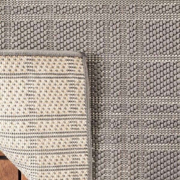 Safavieh Bermuda 800 Contemporary Rectangle Power Loomed RugsGrey 9 x 12 ft. - BMU802F-9