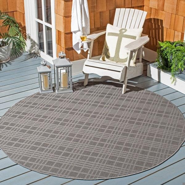 Safavieh Bermuda 800 Contemporary Rectangle Power Loomed RugsGrey 9 x 12 ft. - BMU802F-9