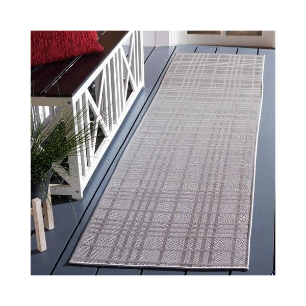 Safavieh Bermuda 800 Contemporary Rectangle Power Loomed RugsGrey 9 x 12 ft. - BMU802F-9