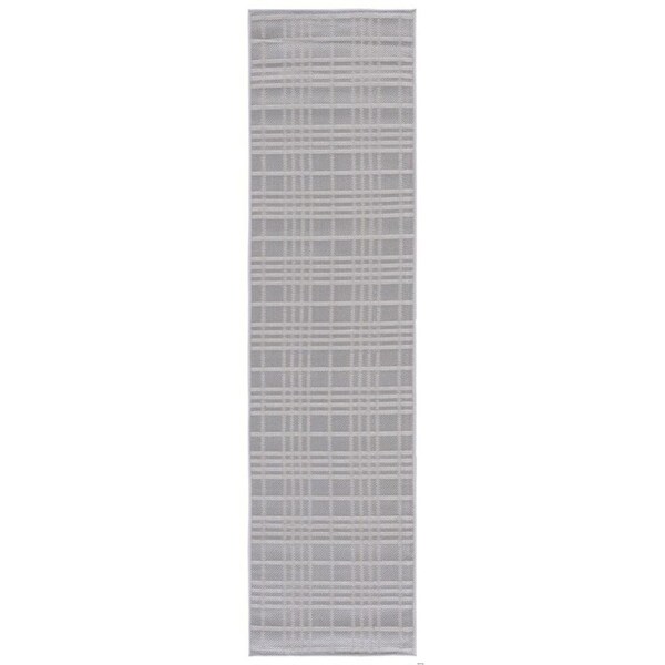 Safavieh Bermuda 800 Contemporary Rectangle Power Loomed RugsGrey 9 x 12 ft. - BMU802F-9