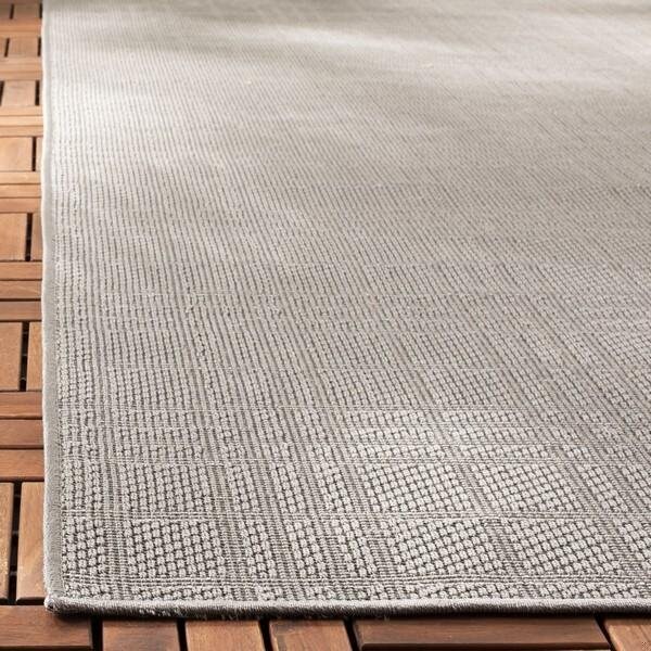 Safavieh Bermuda 800 Contemporary Rectangle Power Loomed RugsGrey 9 x 12 ft. - BMU802F-9