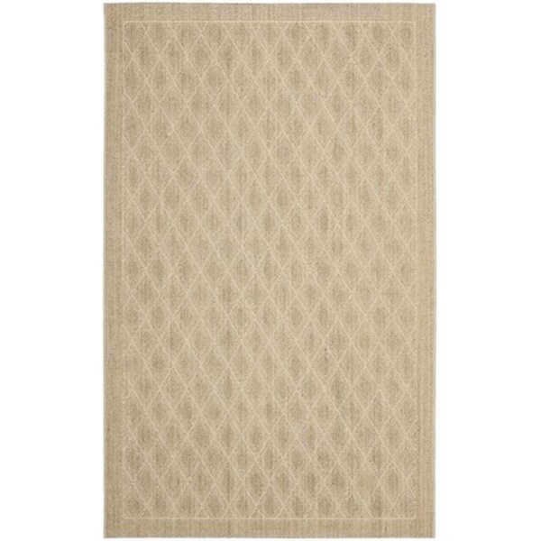 Safavieh Palm Beach Power Loomed Rectangle Rug- Sand- 4 x 6 ft. - PAB351A-4