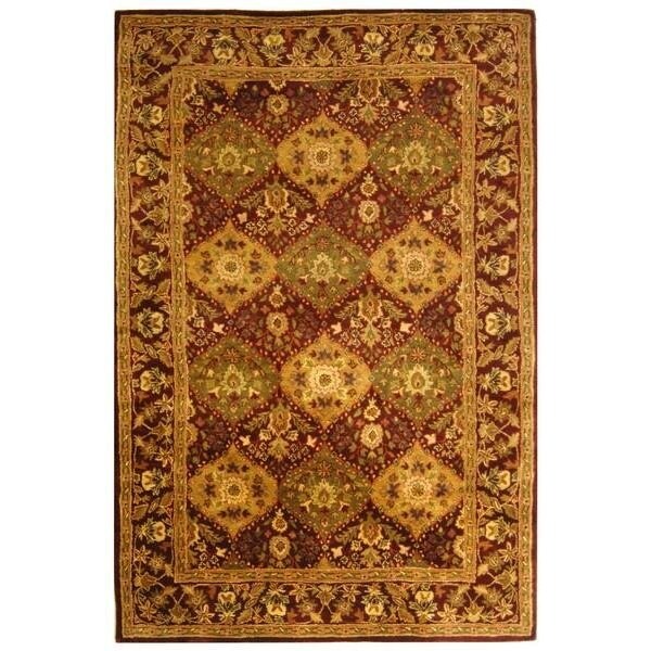 Safavieh 2 ft.-3 in. x 8 ft. Runner Traditional Antiquity- Wine Hand Tufted Rug - AT57B-28