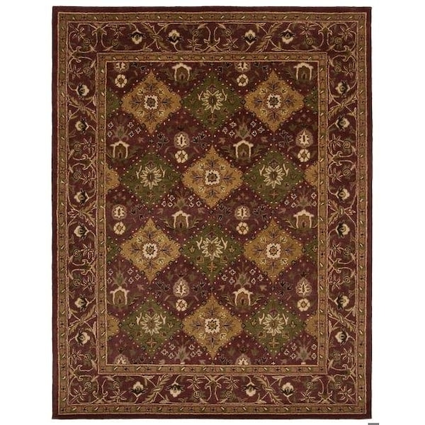 Safavieh 2 ft.-3 in. x 8 ft. Runner Traditional Antiquity- Wine Hand Tufted Rug - AT57B-28