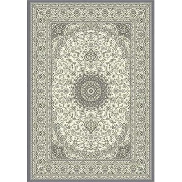 Dynamic Rugs Dynamic Rugs AN212571196656 Ancient Garden Runner Rug; Cream & Grey - 2 ft. 2 in. x 11 ft. - AN212571196656