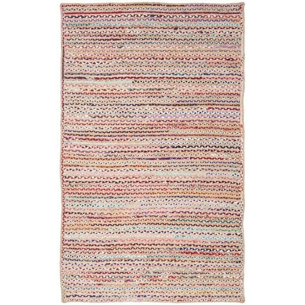 Safavieh 6 x 6 ft. BohemianCape Cod Hand Woven Area RugNatural & Multi - CAP251A-6SQ