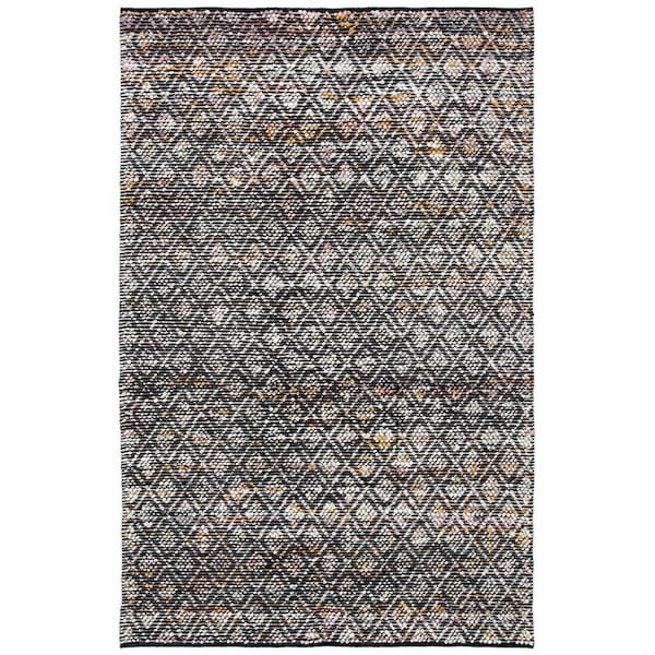 Safavieh 4 x 6 ft. Natura Hand Woven Rectangle Area Rug Ivory & Black - NAT615Z-4