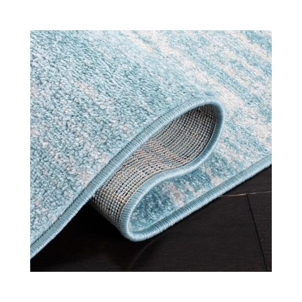 Safavieh 6 ft.-7 in. x 6 ft.-7 in. Adirondack Square Area Rug in Aqua & Ivory - ADR113J-7SQ