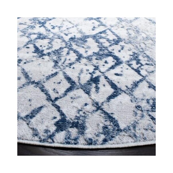 Safavieh 11 x 15 ft. Amelia 700 Contemporary Rectangle Rug, Grey & Navy - ALA783H-1115