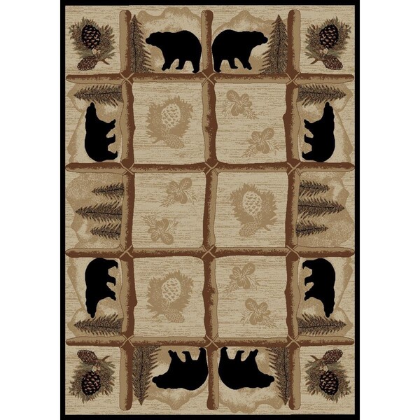 Sleep Ez 2 ft. 3 in. x 3 ft. 3 in. Hearthside Toccoa Area Rug, Multi Color - SL2621684