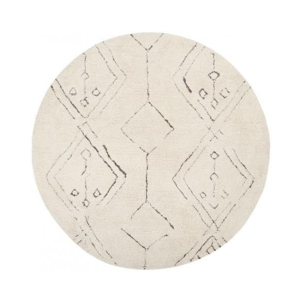 Safavieh 3 x 5 ft. Casablanca Hand Tufted Small Rectangle Area RugIvory & Multicolor - CSB212A-3