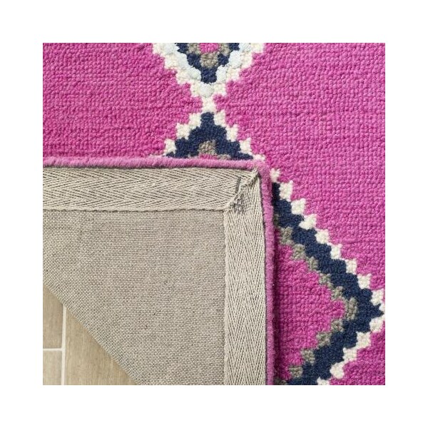 Safavieh Bellagio Hand Tufted Rectangle RugFuchsia & Multi Color 5 x 8 ft. - BLG563R-5
