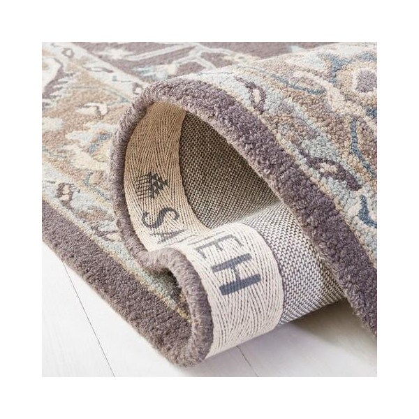 Safavieh 2 ft.3 in. x 12 ft. Blossom Hand Tufted Runner RugDark Grey & Light Brown - BLM217A-212