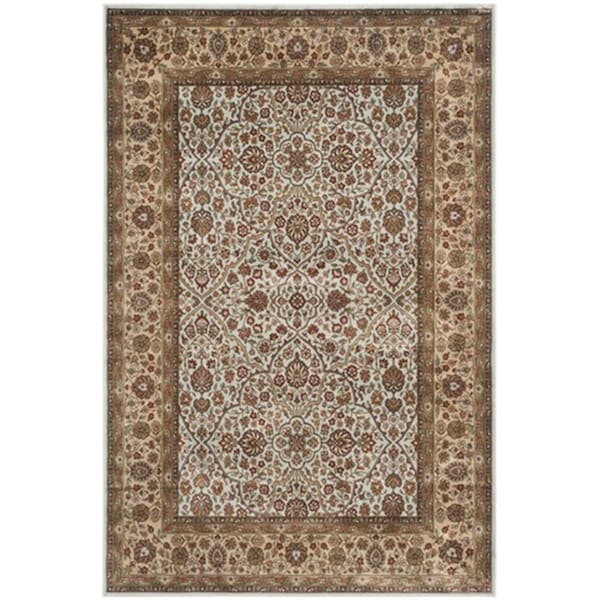 Safavieh Persian Garden Power Loomed Rectangle Rug- Light Blue - Ivory- 5 Ft. 1 In. X 7 Ft. 7 In. - PEG606L-5