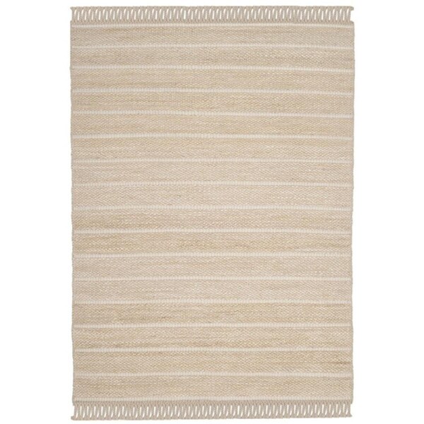 Safavieh 4 x 6 ft. Medium Rectangle Natural Fiber Hand Woven Rug, Ivory and Ivory - NF550B-4