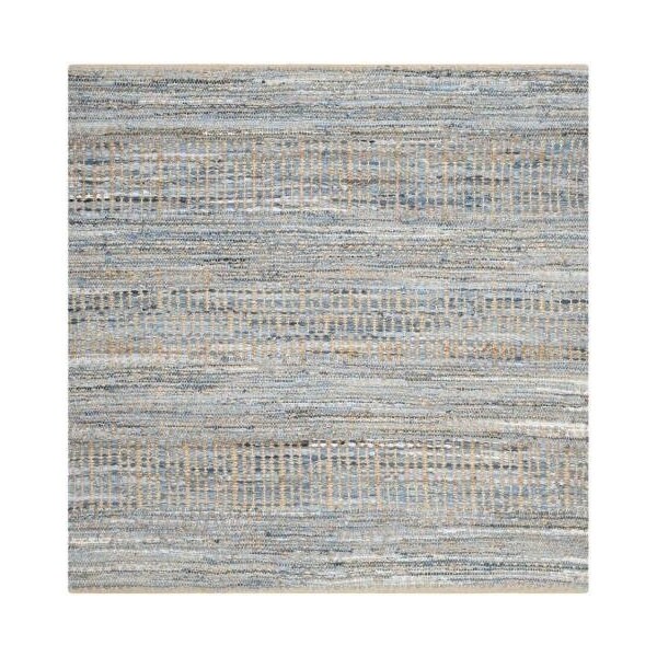 Safavieh 2 ft.-3 in. x 18 ft. Cape Cod Hand Woven Runner Area Rug, Natural and Blue - CAP353A-218