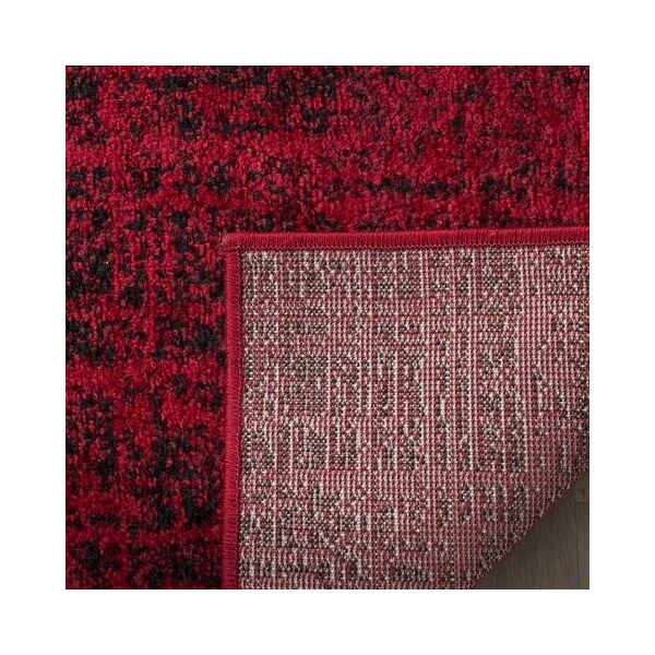 Safavieh 3 x 5 ft. Small Rectangle Adirondack Power Loomed RugRed & Black - ADR116F-3