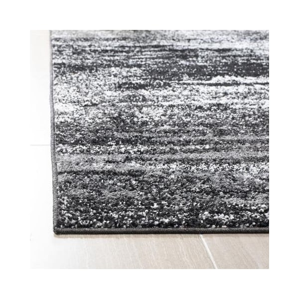 Safavieh Adirondack Power Loomed Rectangle Rug- Silver - Black- 3 x 5 ft. - ADR112A-3