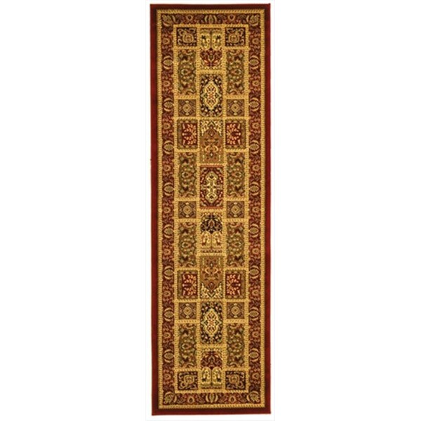 Safavieh 2 ft. 3 in. x 8 ft. Runner Lyndhurst Red and Red Traditional Rug - LNH217B-28