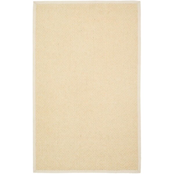 Safavieh Natural Fiber Medium Rectangle Area Rug, Creme - 6 X 9 Ft. - NF525A-6