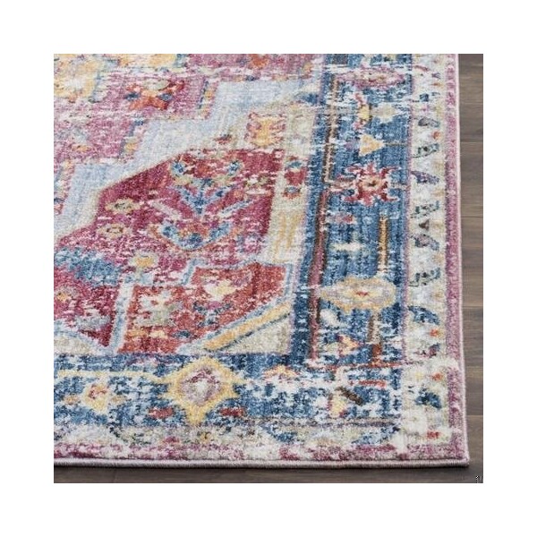 Safavieh 8 x 10 ft. Bristol Rectangle Power Loomed Rug Red & Blue - BTL488S-8
