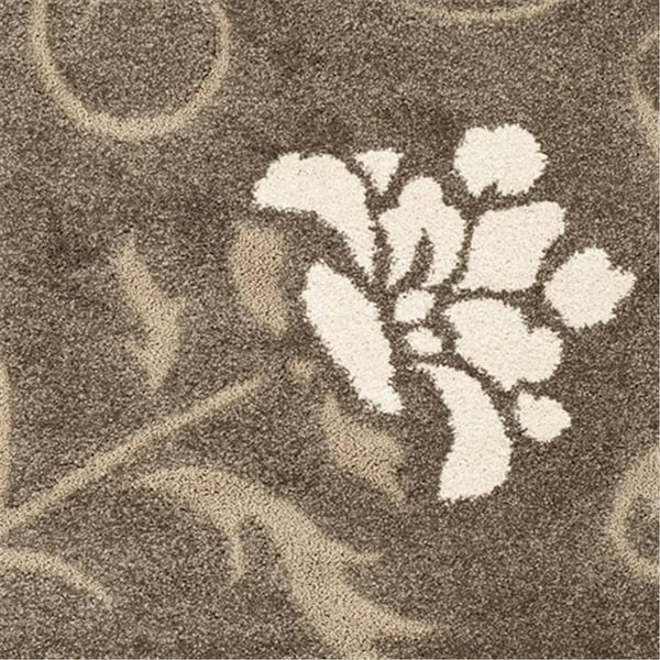 Safavieh 4 x 6 ft. Small Rectangle Smoke and Beige Florida Shag Rug - SG464-7913-4