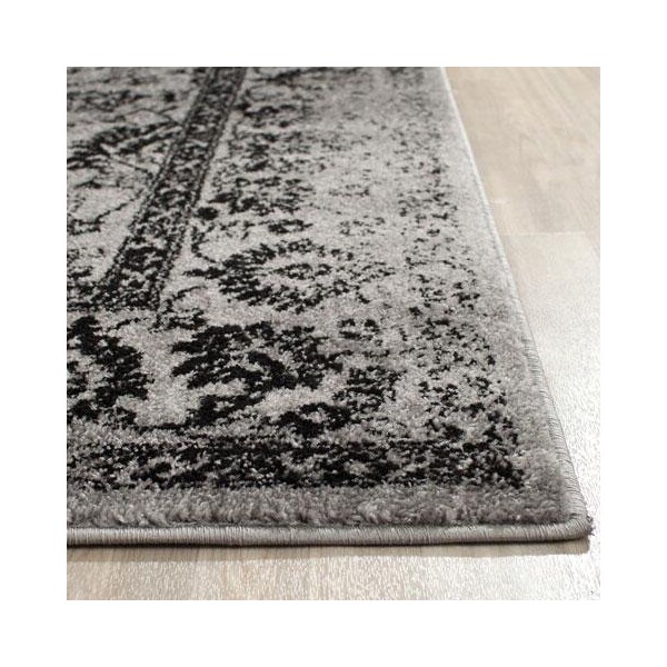 Safavieh Adirondack Runner Rug, Grey and Black - 2 ft. 6 in. x 22 ft. - ADR109B-222