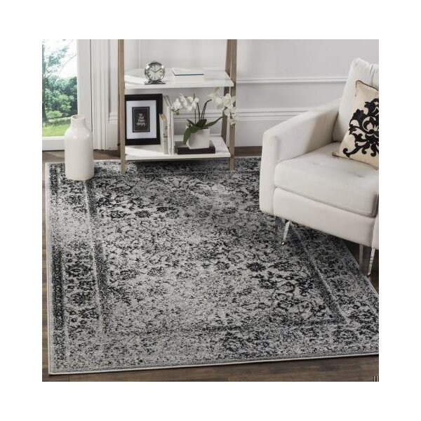 Safavieh Adirondack Runner Rug, Grey and Black - 2 ft. 6 in. x 22 ft. - ADR109B-222
