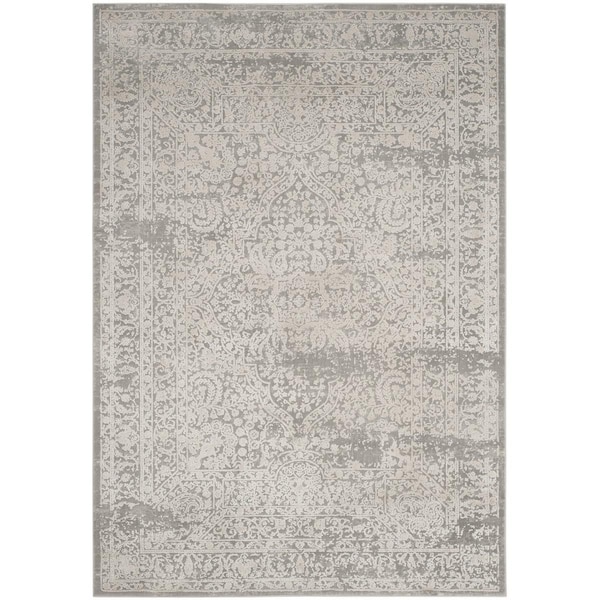 Safavieh Princeton Power Loomed Small Rectangle RugsGrey & Beige 4 x 6 ft. - PRN711G-4