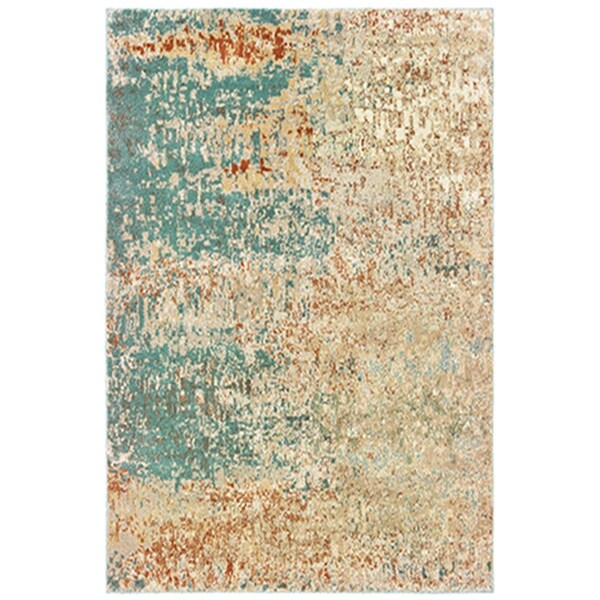 Oriental Weavers 2 ft. 3 in. x 7 ft. 6 in. Carson Runner Rug Blue - C9654B068230ST
