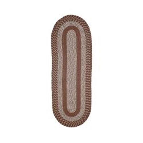 Better Trends 24 x 72 in. Newport Chenille Rug - Choclate - BRNE26BRW